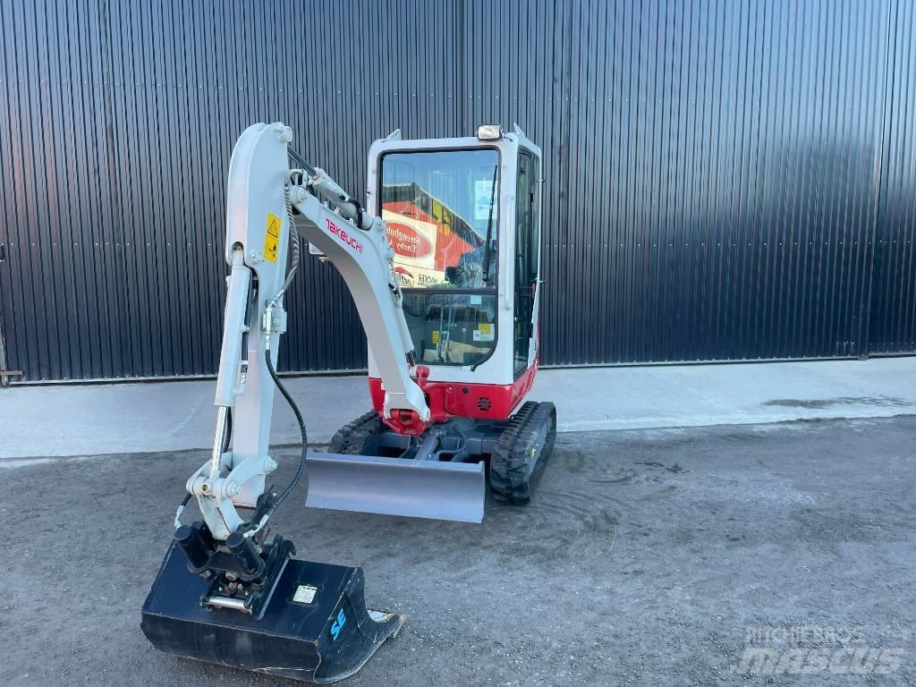 Takeuchi TB 216 Mini ekskavatörler, 7 tona dek