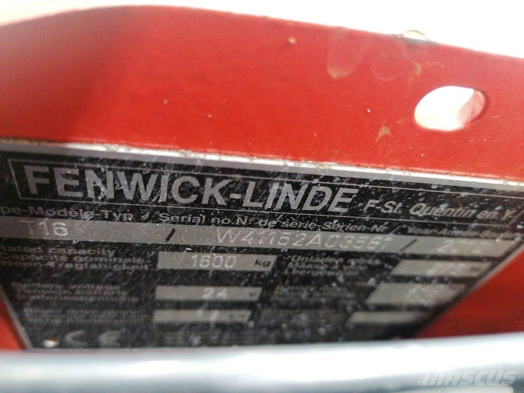 Linde T16 Düsük seviye kaldirici