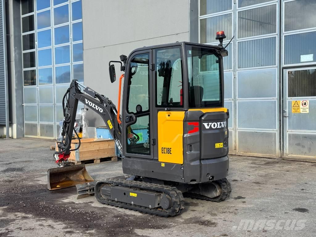 Volvo EC 18 E Mini ekskavatörler, 7 tona dek