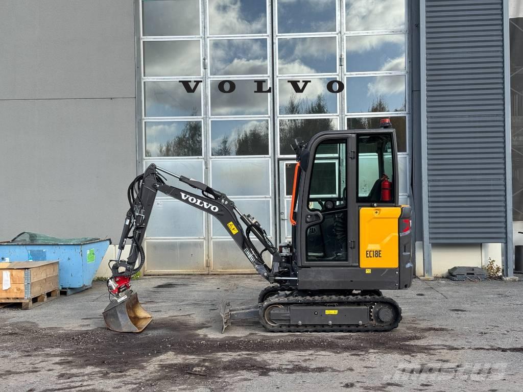 Volvo EC 18 E Mini ekskavatörler, 7 tona dek