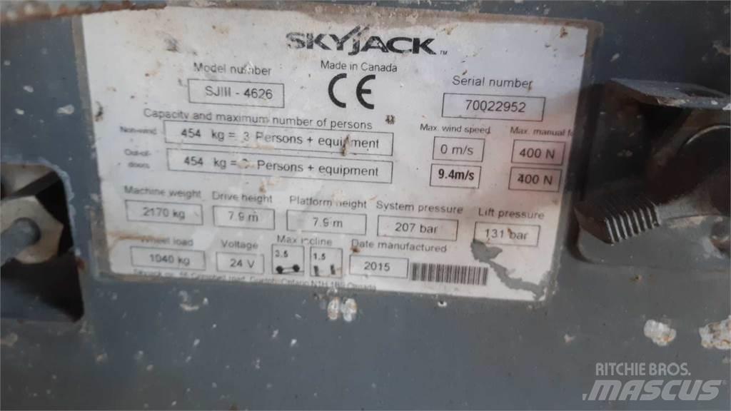 SkyJack SJIII4626 Makasli platformlar