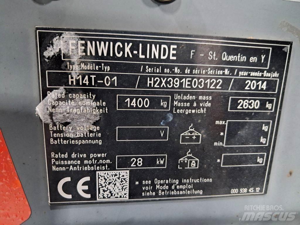 Linde H14T-01 LPG'li forkliftler