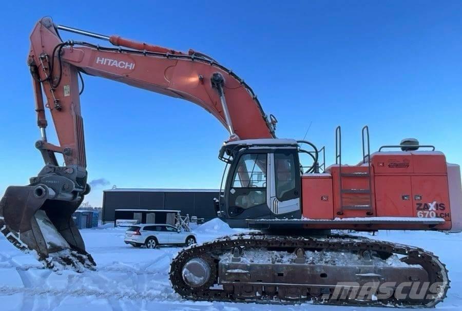 Hitachi ZX 670 LCH Paletli ekskavatörler