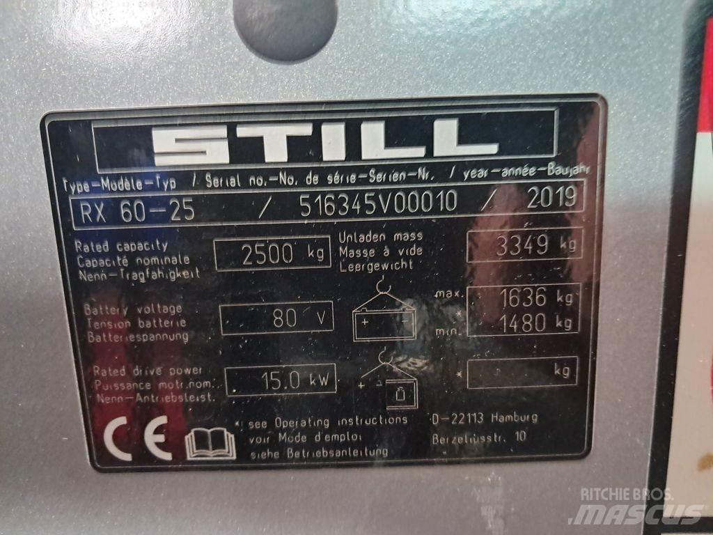 Still RX60-25 Elektrikli forkliftler