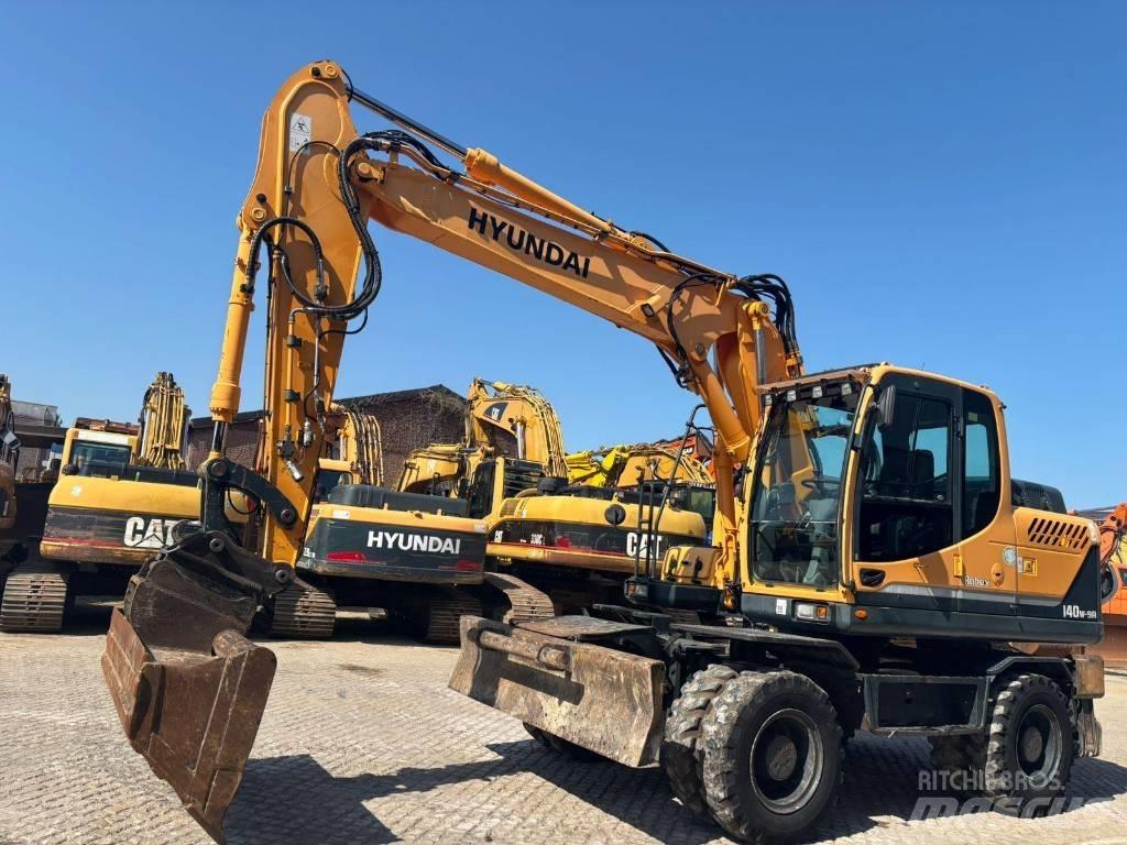 Hyundai 140W-9A Lastik tekerli ekskavatörler
