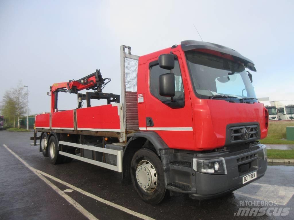 Renault D24 320 Araç üzeri vinçler