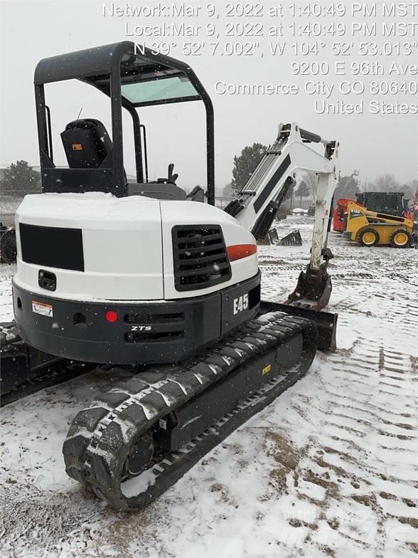 Bobcat E45 Mini ekskavatörler, 7 tona dek