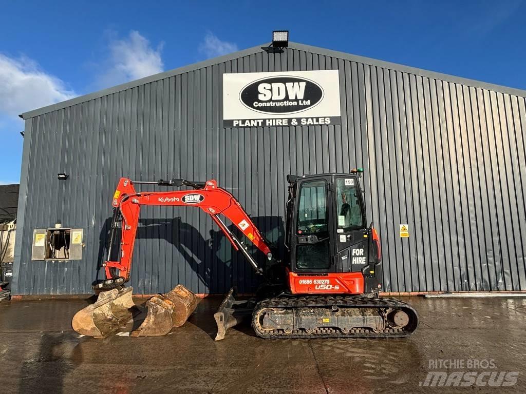 Kubota U 50 Mini ekskavatörler, 7 tona dek