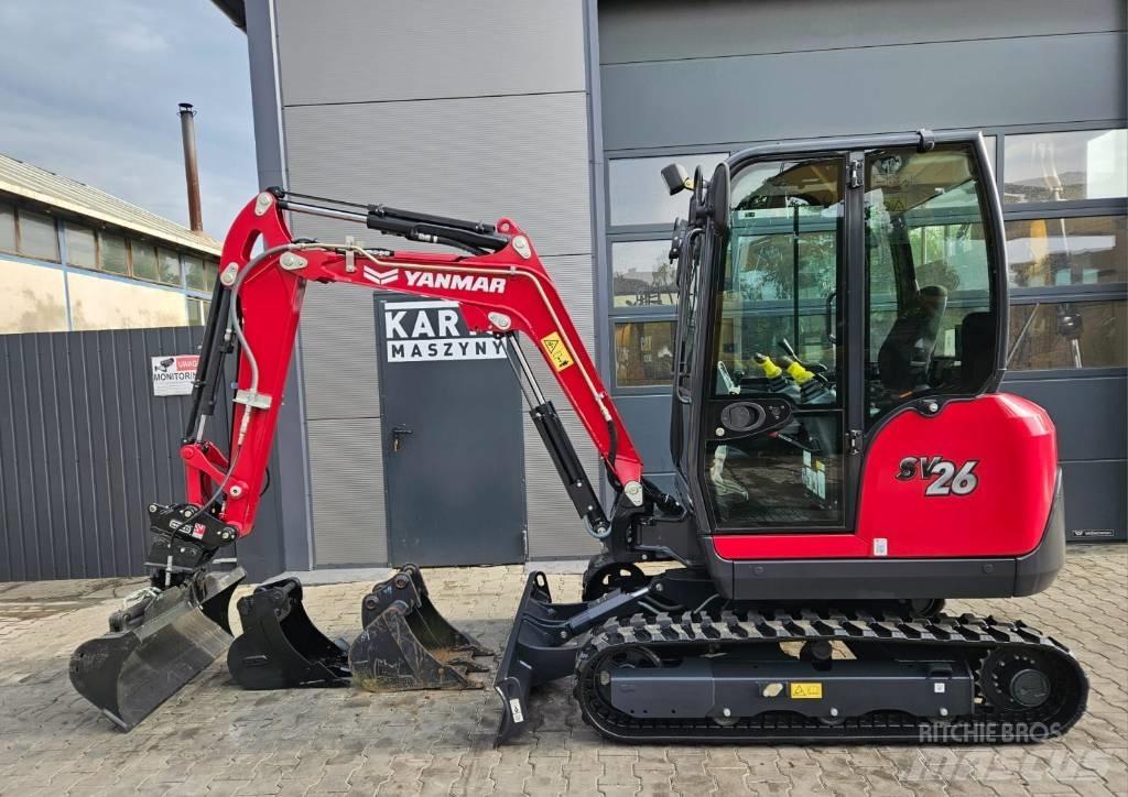 Yanmar SV 26 Mini ekskavatörler, 7 tona dek