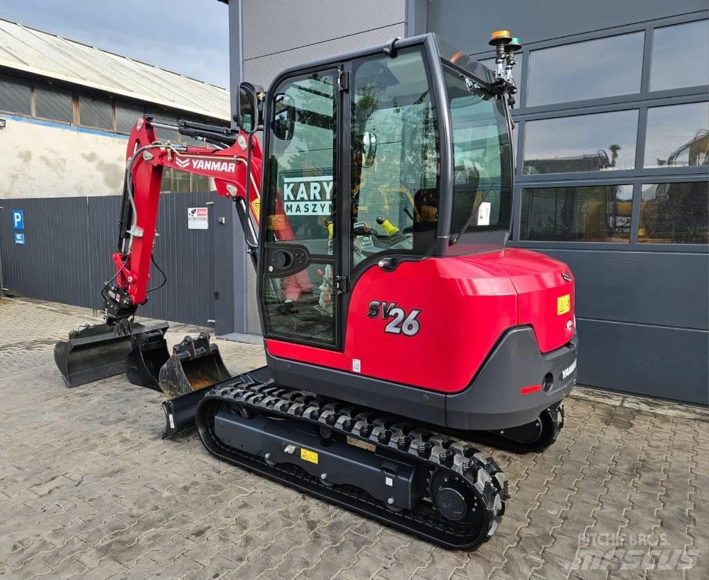 Yanmar SV 26 Mini ekskavatörler, 7 tona dek