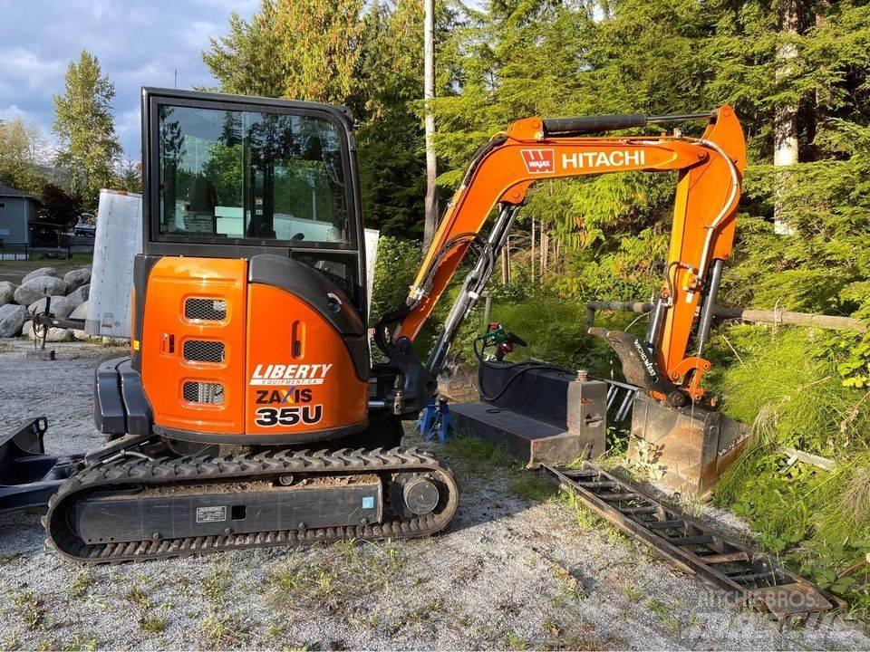 Hitachi ZX 35 Mini ekskavatörler, 7 tona dek