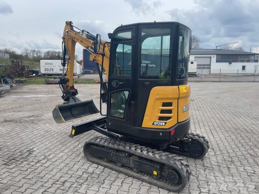 Sany SY 26 U Mini ekskavatörler, 7 tona dek