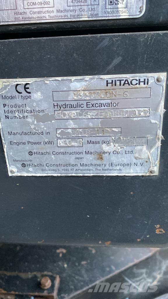 Hitachi ZX210LCN-6 Biçerdöverler
