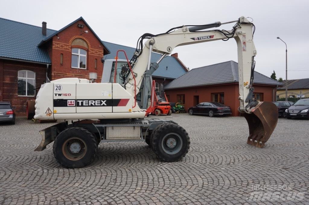 Terex TW 160 Lastik tekerli ekskavatörler
