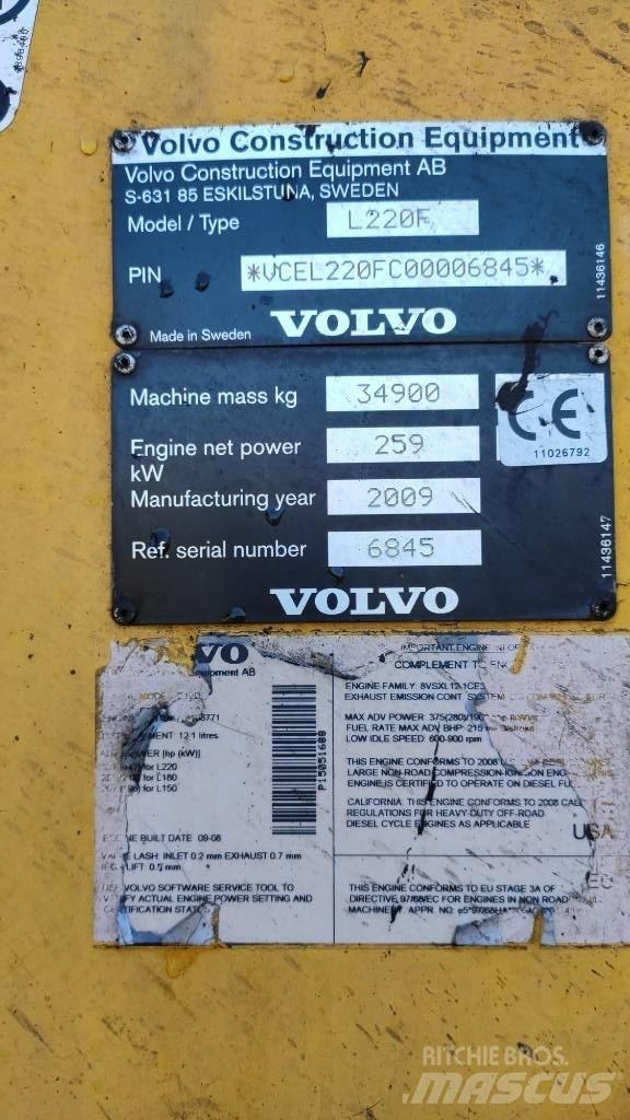 Volvo L 220 F Tekerlekli yükleyiciler