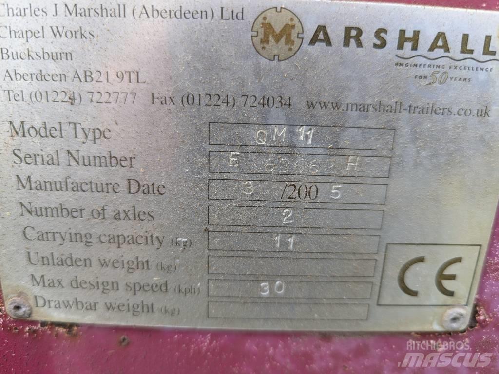 Marshall QM11 Hububat/Silaj Römorkları