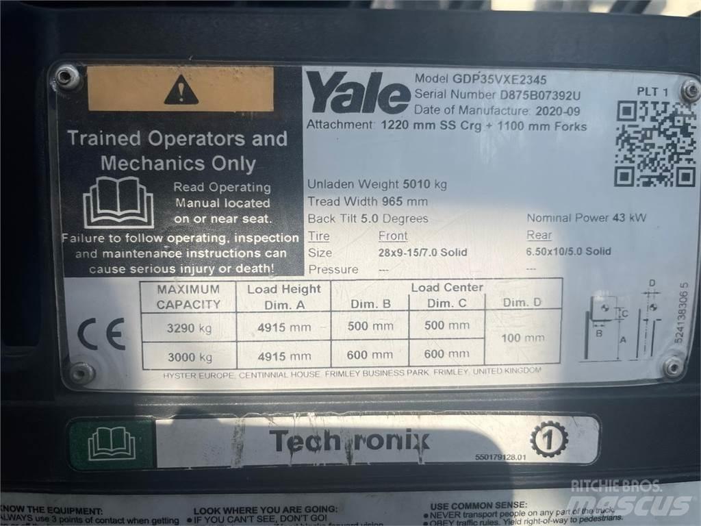 Yale GDP35VX Dizel forkliftler