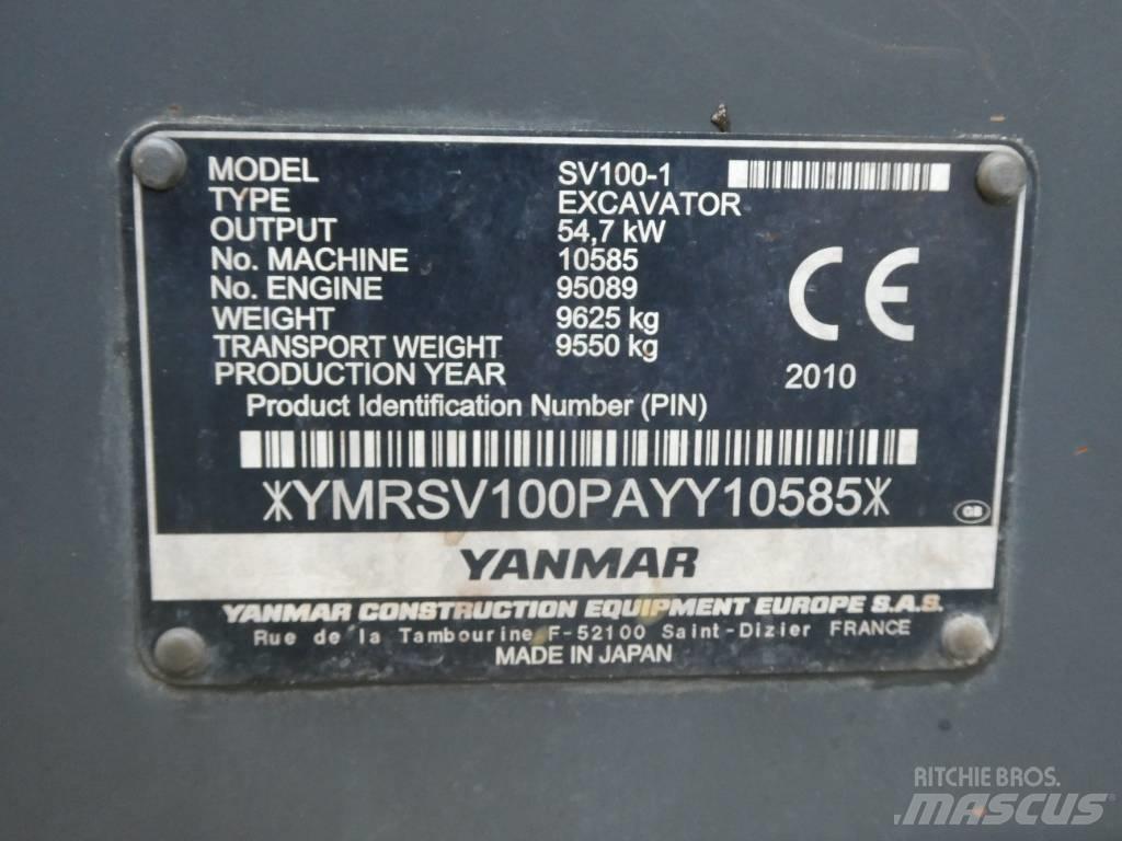 Yanmar SV 100-1 Midi ekskavatörler 7 - 12 t