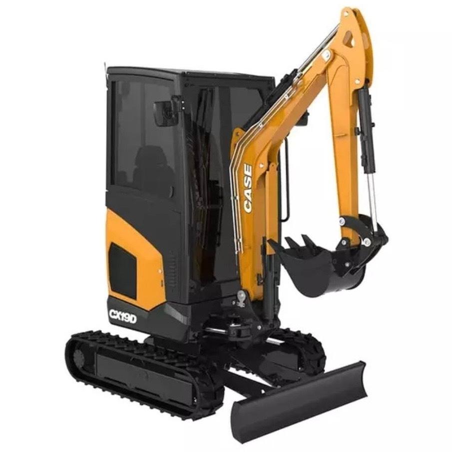 CASE CX 19 D Mini ekskavatörler, 7 tona dek