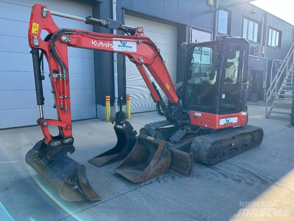 Kubota U 50 Mini ekskavatörler, 7 tona dek