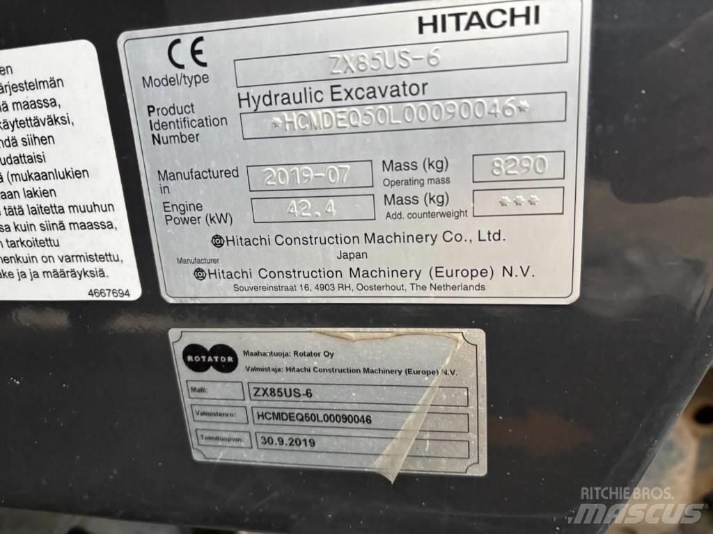Hitachi ZX 85 US-6 Midi ekskavatörler 7 - 12 t