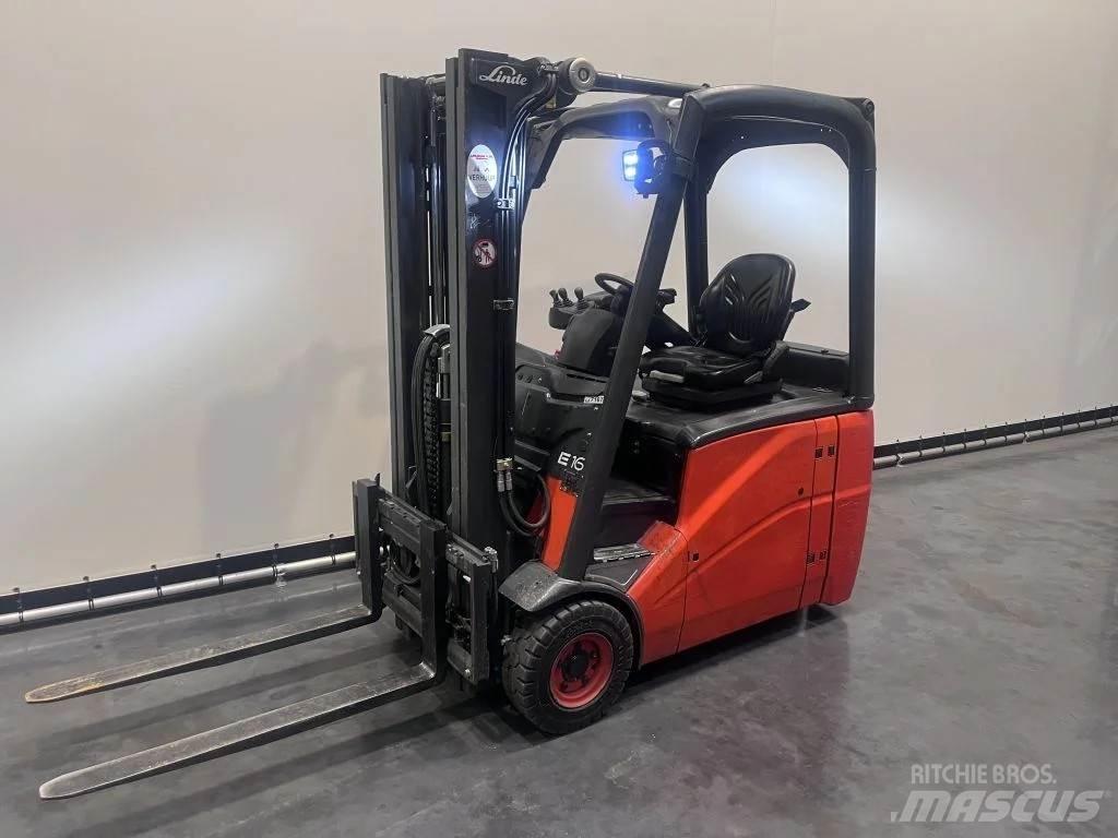 Linde E 16 H-01 Elektrikli forkliftler