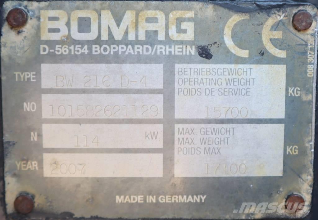 Bomag BW 216 D-4 Zemin sıkıştırma makineleri