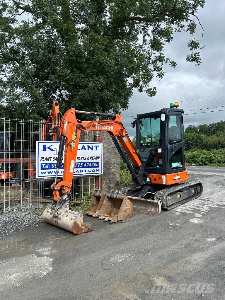 Hitachi ZX 26 U-6 Mini ekskavatörler, 7 tona dek