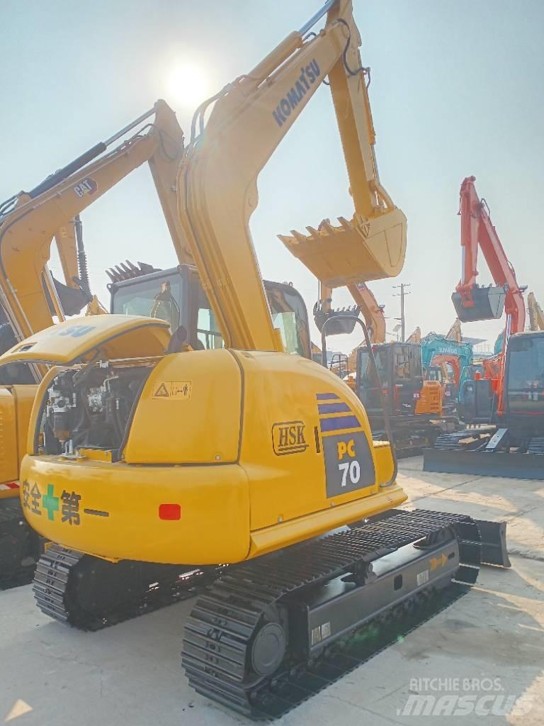 Komatsu PC 70 Mini ekskavatörler, 7 tona dek