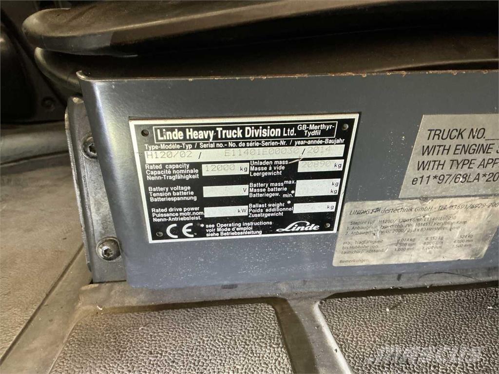 Linde H120D/1200 Dizel forkliftler