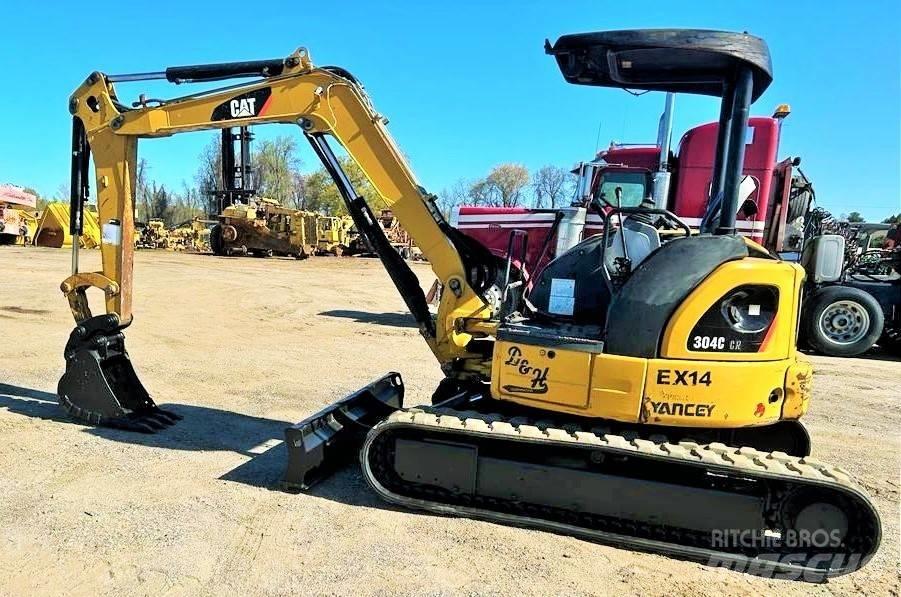 CAT 304 C CR Mini ekskavatörler, 7 tona dek