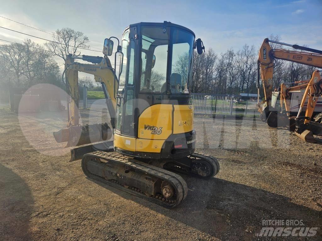 Yanmar Vio 26 Mini ekskavatörler, 7 tona dek