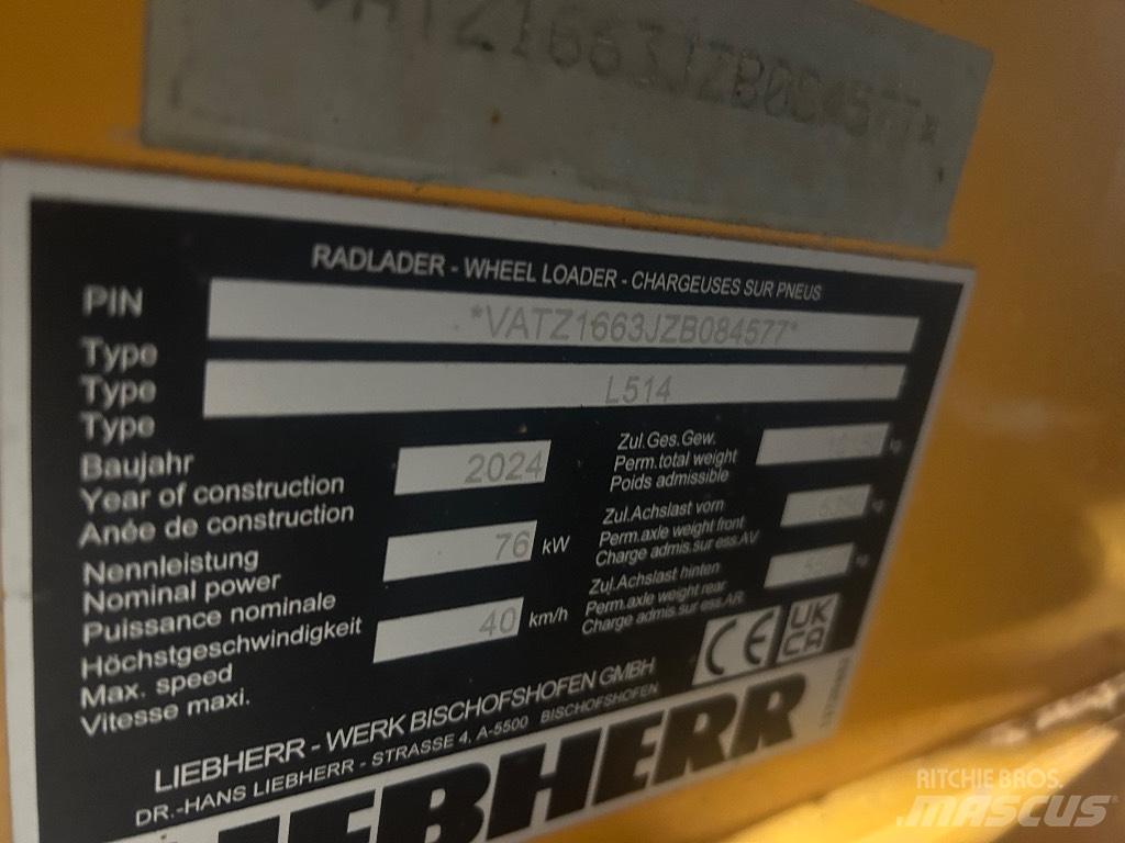 Liebherr L 514 Tekerlekli yükleyiciler