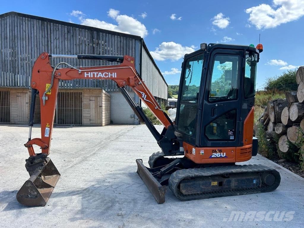 Hitachi ZX 26 U-6 Mini ekskavatörler, 7 tona dek