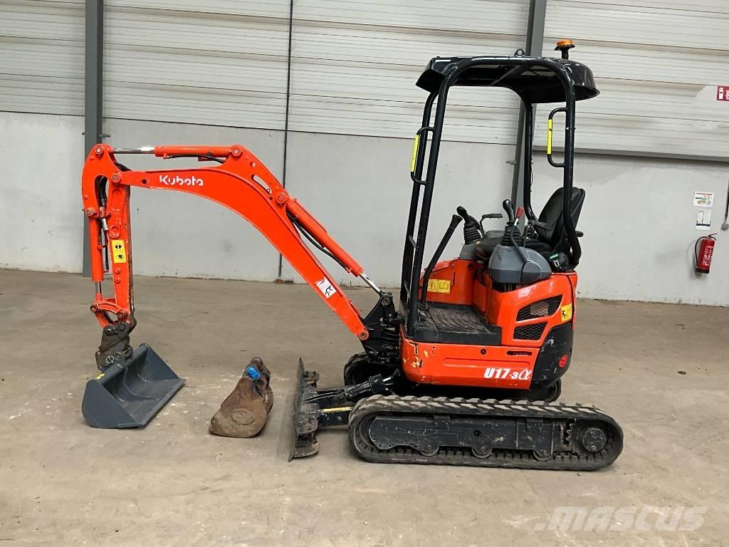 Kubota U 17-3 A Mini ekskavatörler, 7 tona dek