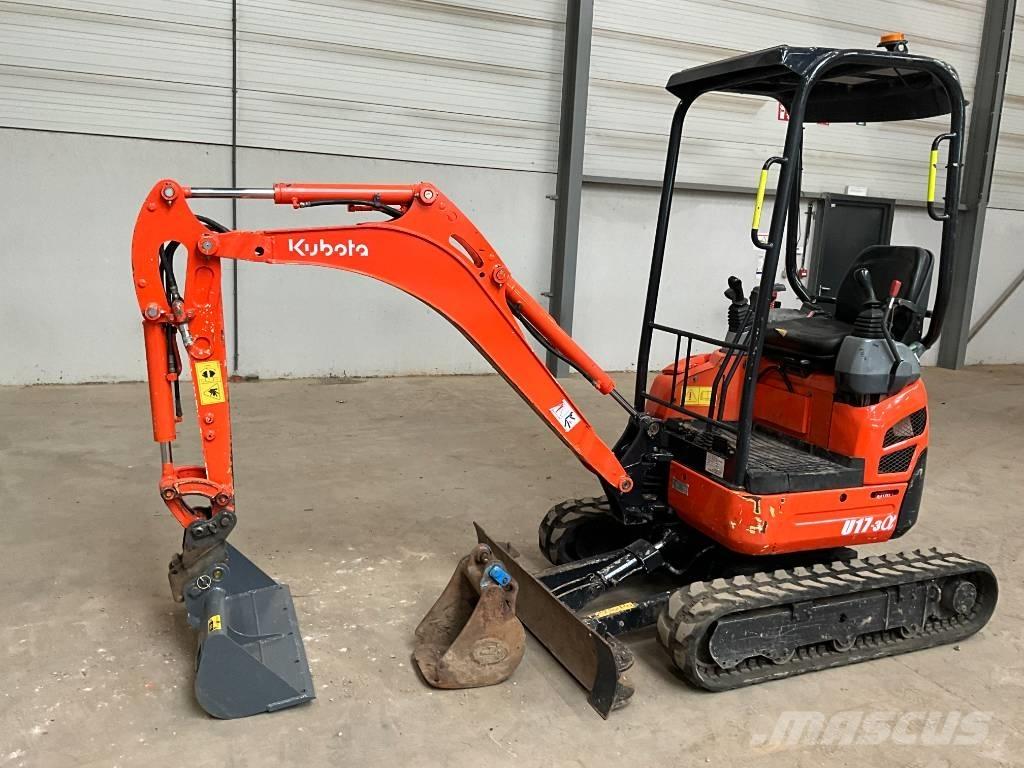 Kubota U 17-3 A Mini ekskavatörler, 7 tona dek