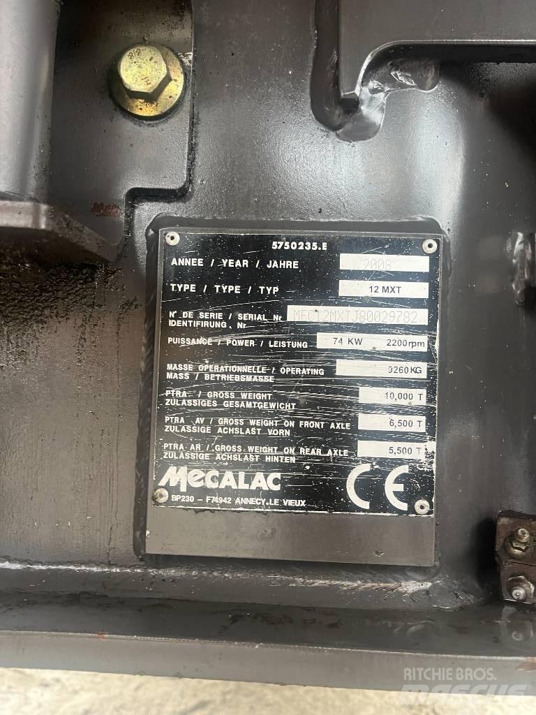 Mecalac 12 M XT Lastik tekerli ekskavatörler