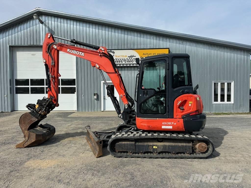 Kubota KX 057-4 Mini ekskavatörler, 7 tona dek