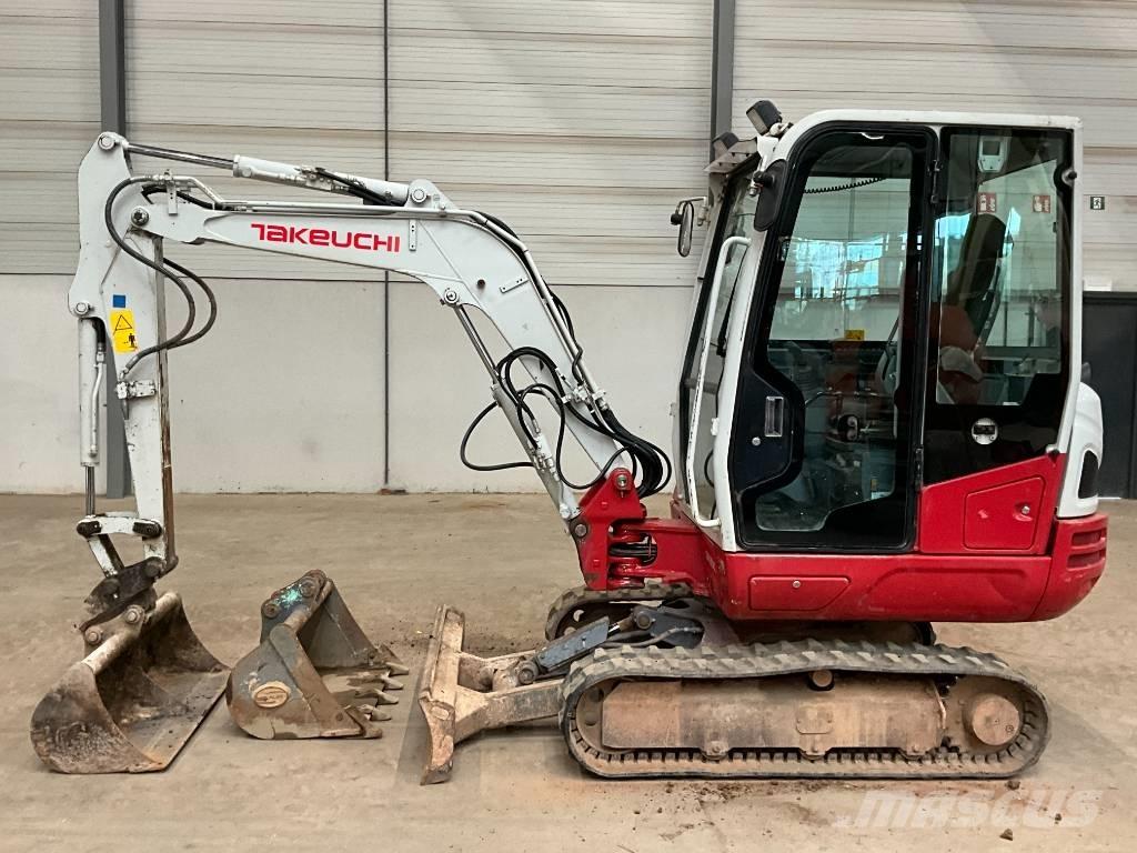 Takeuchi TB 230 Mini ekskavatörler, 7 tona dek