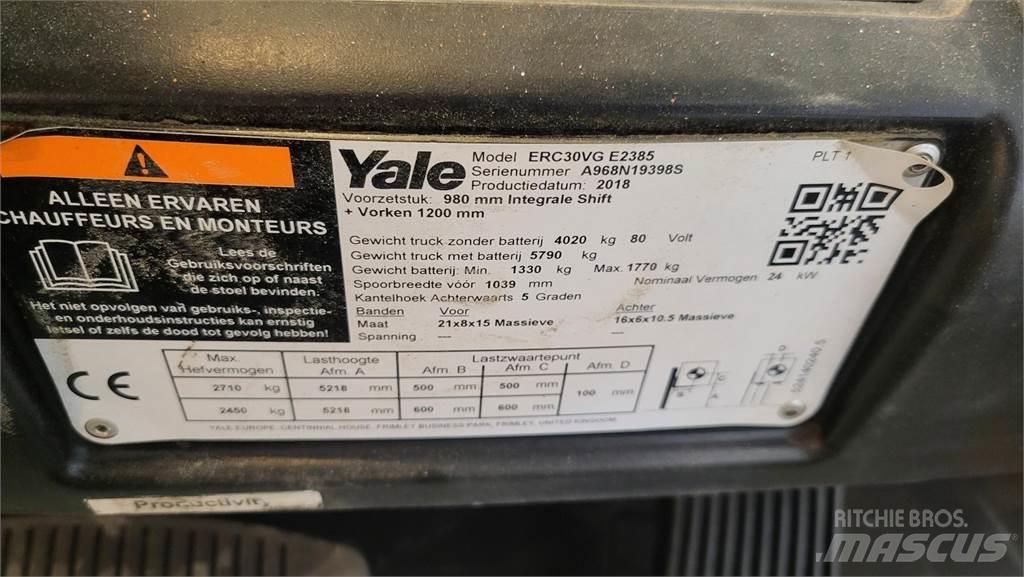 Yale ERC30VG 2018 Elektrikli forkliftler