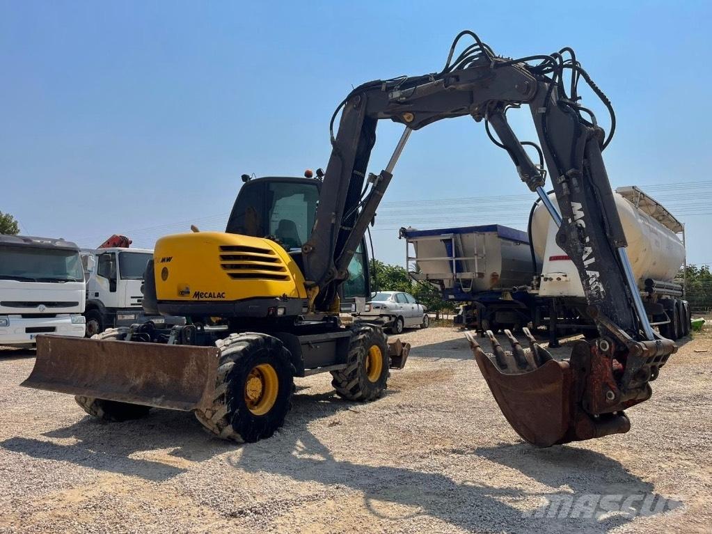 Mecalac 714 MW Lastik tekerli ekskavatörler
