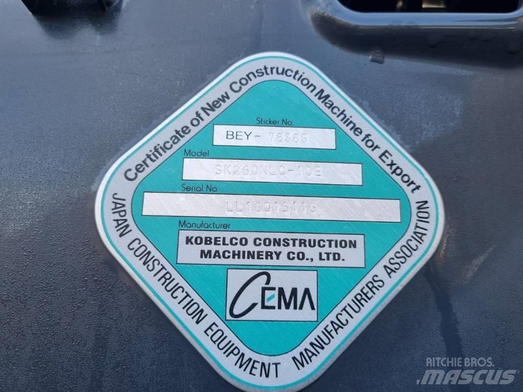 Kobelco SK260NLC Paletli ekskavatörler