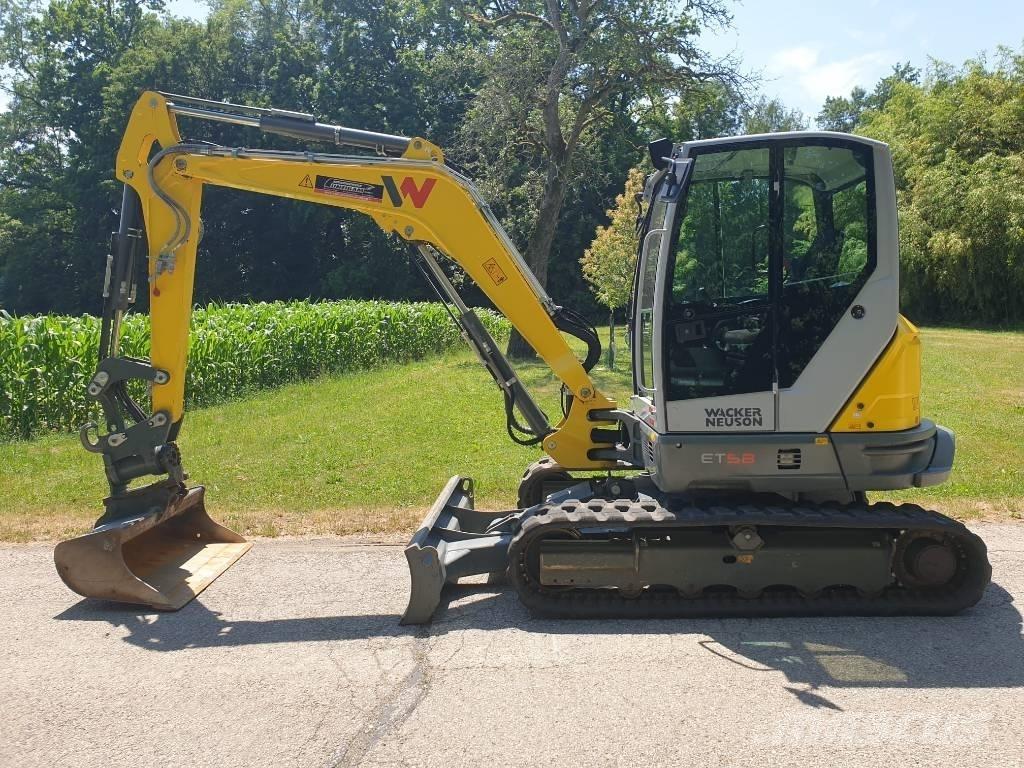 Wacker Neuson ET 58 Mini ekskavatörler, 7 tona dek