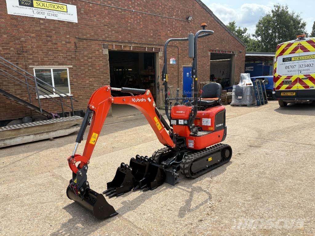 Kubota K 008-5 Mini ekskavatörler, 7 tona dek