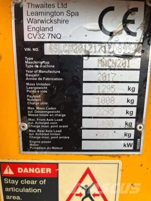 Thwaites Mach 201 Belden kirma kamyonlar