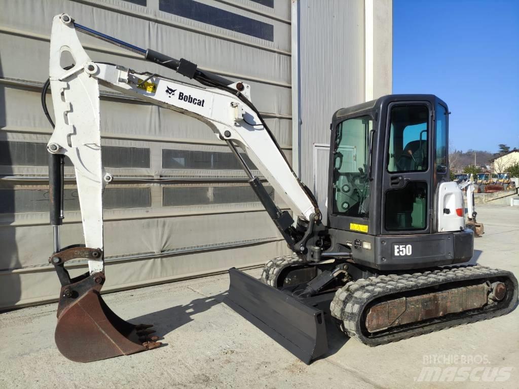 Bobcat E 50 EM Mini ekskavatörler, 7 tona dek