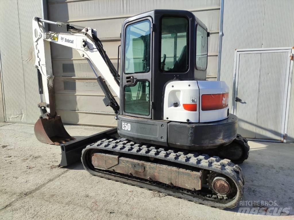 Bobcat E 50 EM Mini ekskavatörler, 7 tona dek