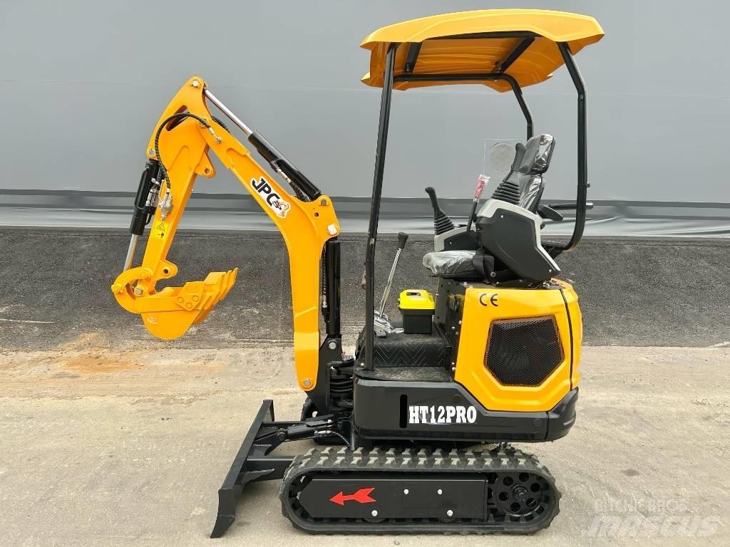 JPC HT 12 Mini ekskavatörler, 7 tona dek