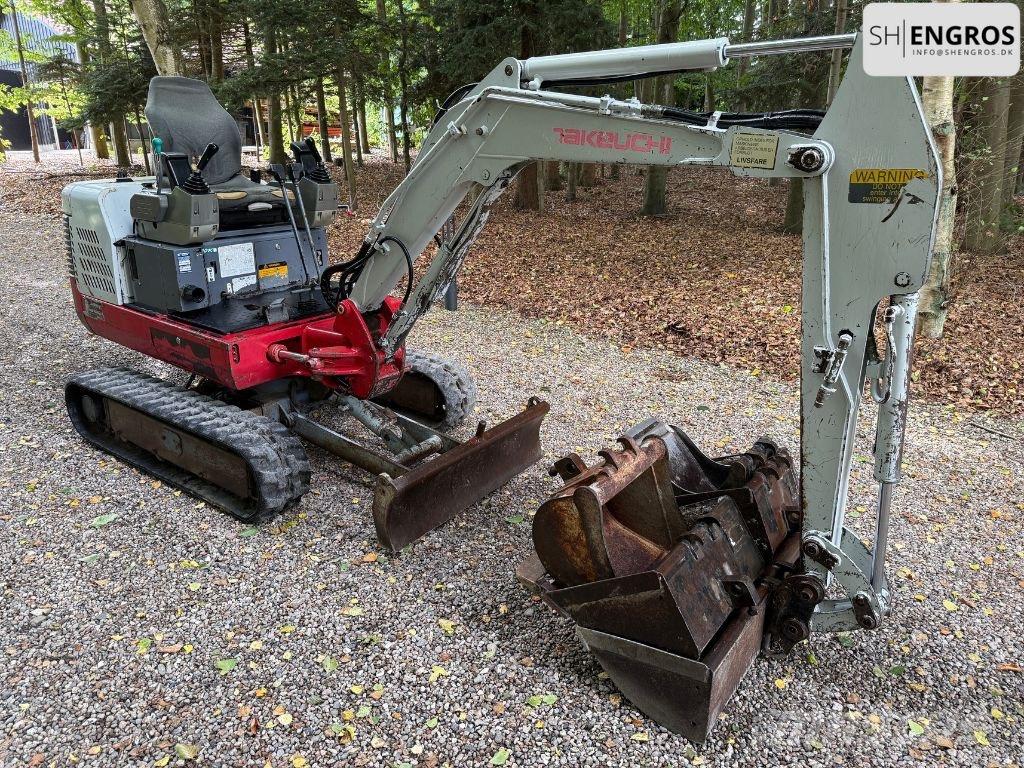 Takeuchi TB 016 Mini ekskavatörler, 7 tona dek