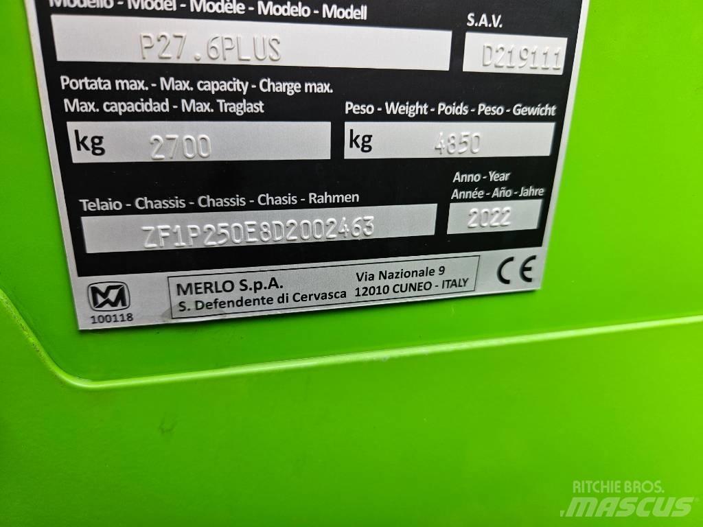 Merlo P27.6 Plus Teleskopik yükleyiciler